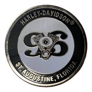 Harley Davidson Motorcycle Jacket Hat Vest Pin V Twin 96 St. Augustine, Florida
